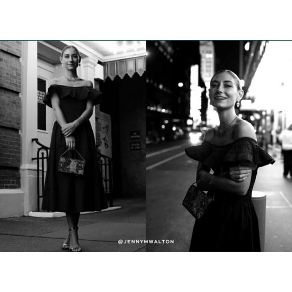 💕HILL HOUSE💕 The Akilah Nap Dress ~ Emerald Green Velvet Small S NWT - Picture 7 of 16